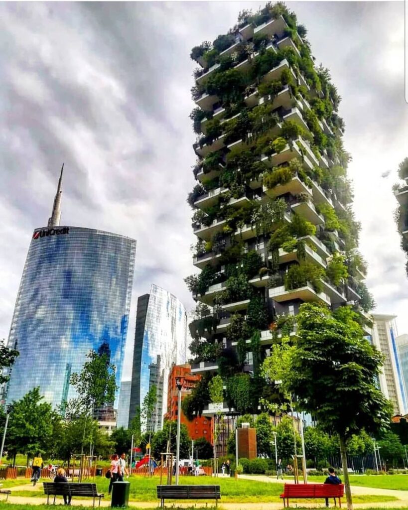 Monumentos arquitectónicos sostenibles: Bosco Verticale, Milán